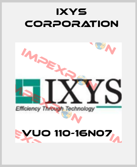 VUO 110-16N07  Ixys Corporation