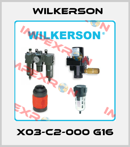 X03-C2-000 G16 Wilkerson