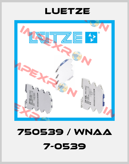 750539 / WNAA 7-0539 Luetze