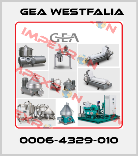 0006-4329-010 Gea Westfalia