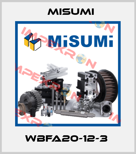WBFA20-12-3  Misumi