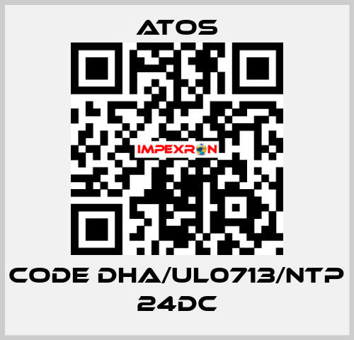 Code DHA/UL0713/NTP 24DC Atos