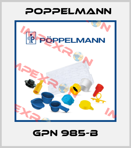 GPN 985-B Poppelmann