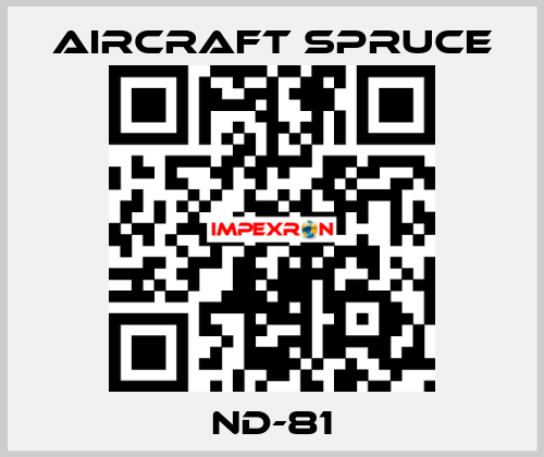 ND-81 Aircraft Spruce