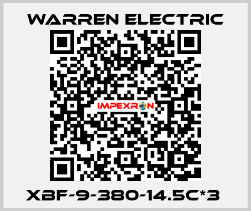 XBF-9-380-14.5C*3  WARREN ELECTRIC