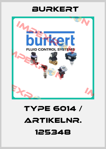 Type 6014 / Artikelnr. 125348 Burkert