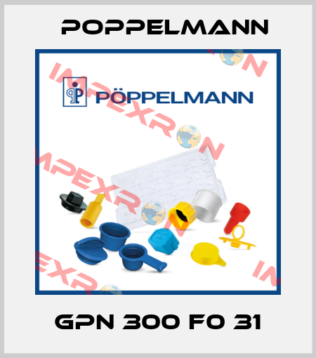 GPN 300 F0 31 Poppelmann