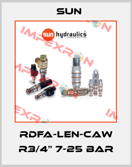 RDFA-LEN-CAW R3/4" 7-25 BAR SUN