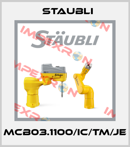 MCB03.1100/IC/TM/JE Staubli