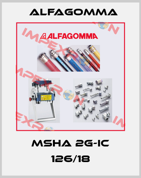 MSHA 2G-IC 126/18 Alfagomma