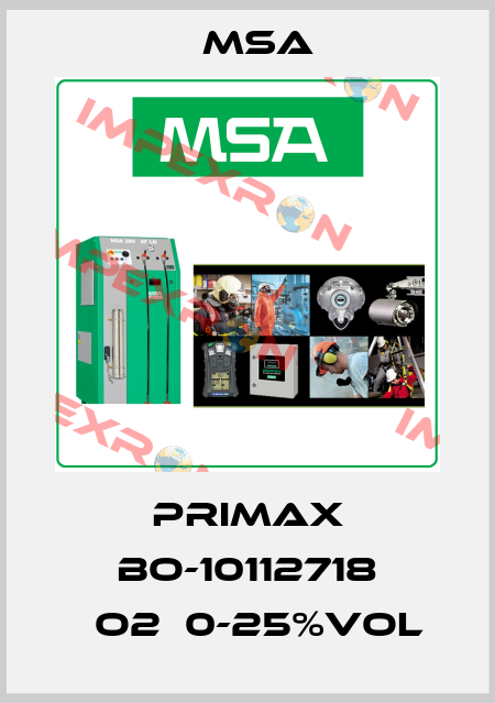 PrimaX BO-10112718 ，O2：0-25%vol Msa