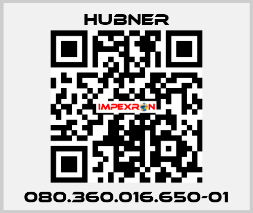 080.360.016.650-01 HUBNER