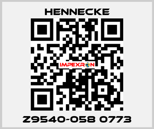 Z9540-058 0773 Hennecke