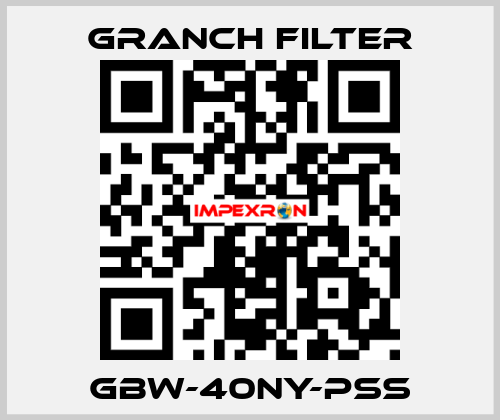 GBW-40NY-PSS GRANCH FILTER