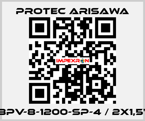 BPV-8-1200-SP-4 / 2x1,5" Protec Arisawa