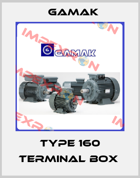 Type 160 terminal box  Gamak