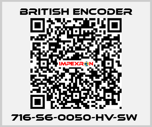  716-S6-0050-HV-SW  British Encoder