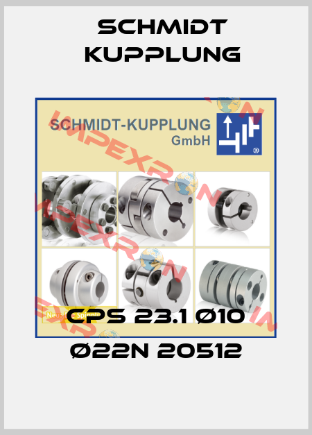 CPS 23.1 ø10 ø22N 20512 Schmidt Kupplung