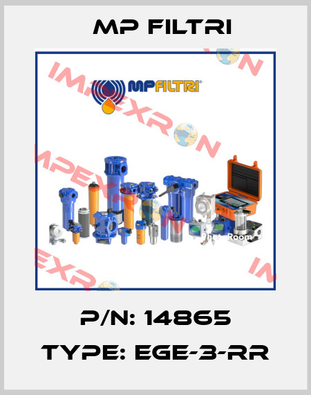 P/N: 14865 Type: EGE-3-RR MP Filtri