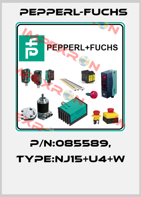 P/N:085589, Type:NJ15+U4+W  Pepperl-Fuchs