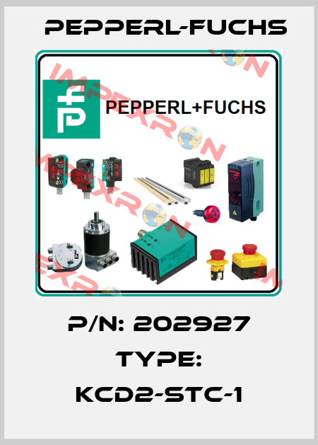 P/N: 202927 Type: KCD2-STC-1 Pepperl-Fuchs