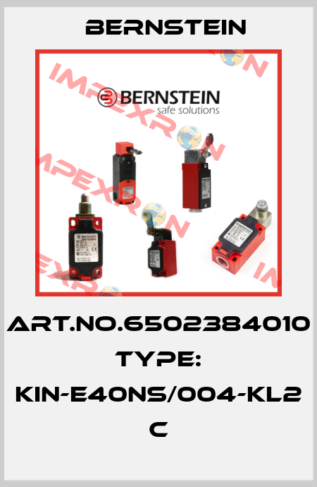 Art.No.6502384010 Type: KIN-E40NS/004-KL2            C Bernstein