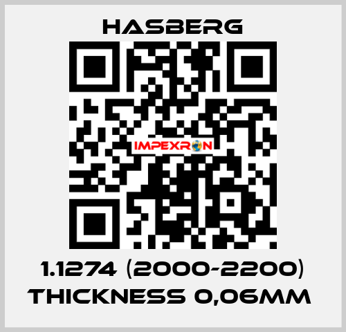 1.1274 (2000-2200) thickness 0,06mm  Hasberg