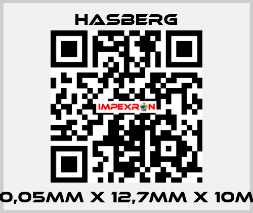 0,05MM X 12,7MM X 10M  Hasberg