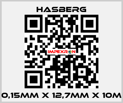 0,15MM X 12,7MM X 10M Hasberg