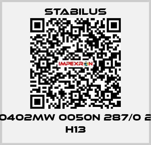 0402MW 0050N 287/0 2 H13 Stabilus