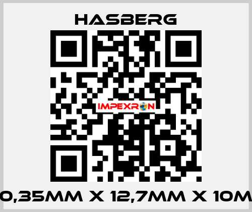 0,35MM X 12,7MM X 10M Hasberg