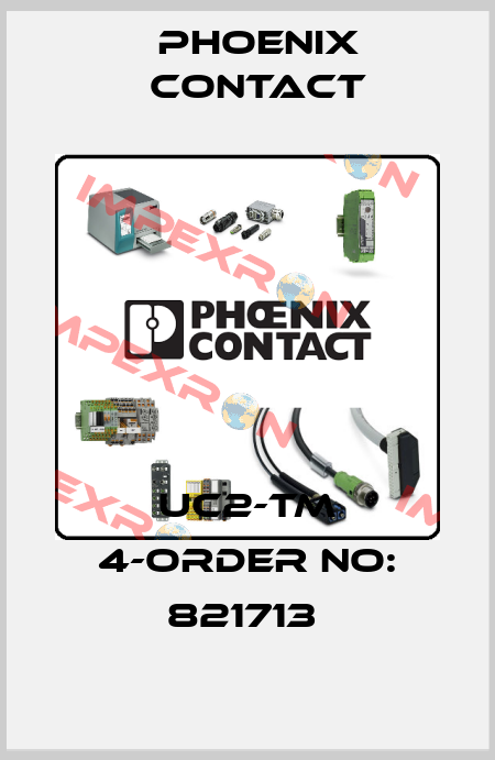 UC2-TM 4-ORDER NO: 821713  Phoenix Contact