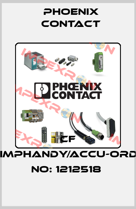 CF CRIMPHANDY/ACCU-ORDER NO: 1212518  Phoenix Contact