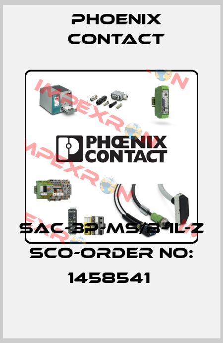 SAC-3P-MS/B-1L-Z SCO-ORDER NO: 1458541  Phoenix Contact