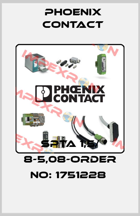 SPTA 1,5/ 8-5,08-ORDER NO: 1751228  Phoenix Contact