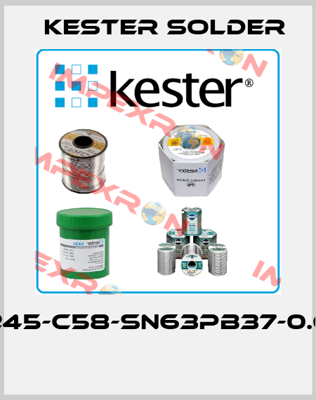 245-C58-SN63PB37-0.6  Kester Solder