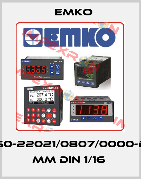 ESM-4450-22021/0807/0000-D:48x48 mm DIN 1/16  EMKO