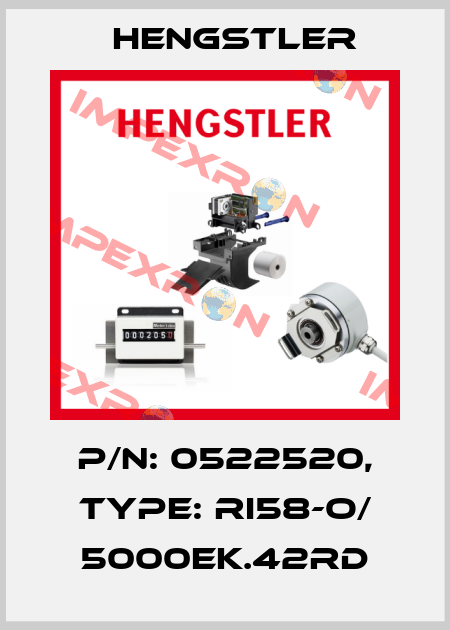 p/n: 0522520, Type: RI58-O/ 5000EK.42RD Hengstler