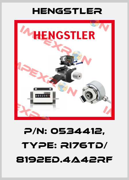 p/n: 0534412, Type: RI76TD/ 8192ED.4A42RF Hengstler