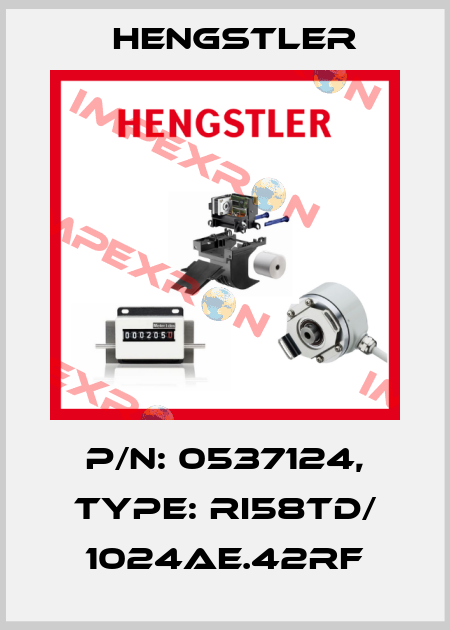p/n: 0537124, Type: RI58TD/ 1024AE.42RF Hengstler