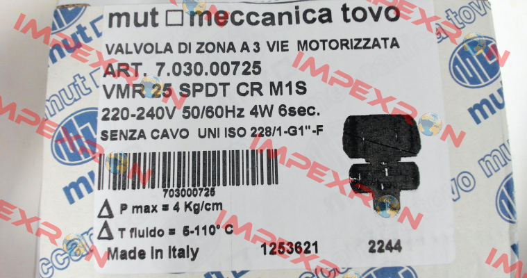 7.030.00725 Mut Meccanica Tovo SpA