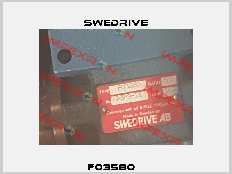 F03580	  Swedrive