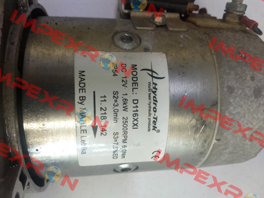 Motor for D116XXI Hydro-Tek