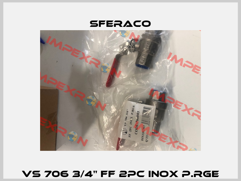 VS 706 3/4" FF 2PC INOX P.RGE Sferaco