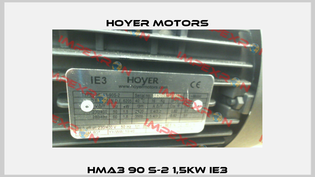 HMA3 90 S-2 1,5kW IE3 Hoyer Motors