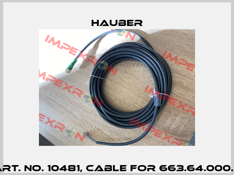 Art. No. 10481, cable for 663.64.000.0 HAUBER