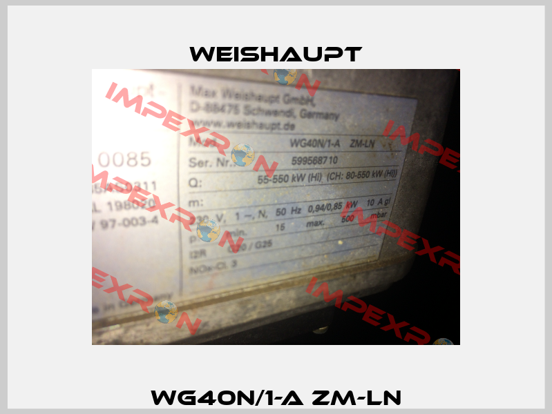WG40N/1-A ZM-LN Weishaupt