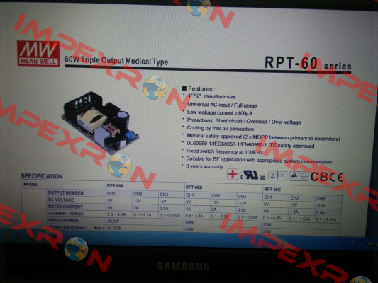 RPT-60C Mean Well