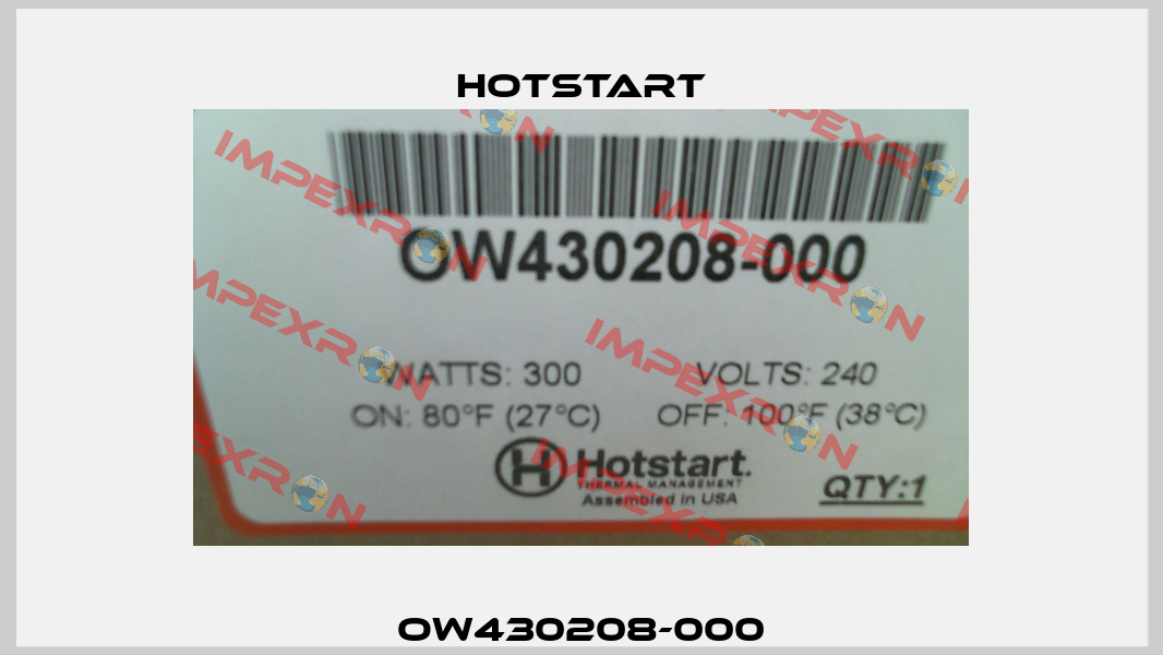 OW430208-000 Hotstart