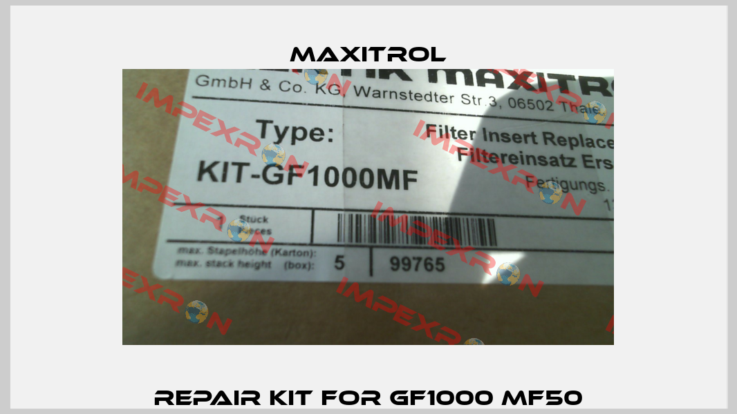 repair kit for GF1000 MF50 Maxitrol